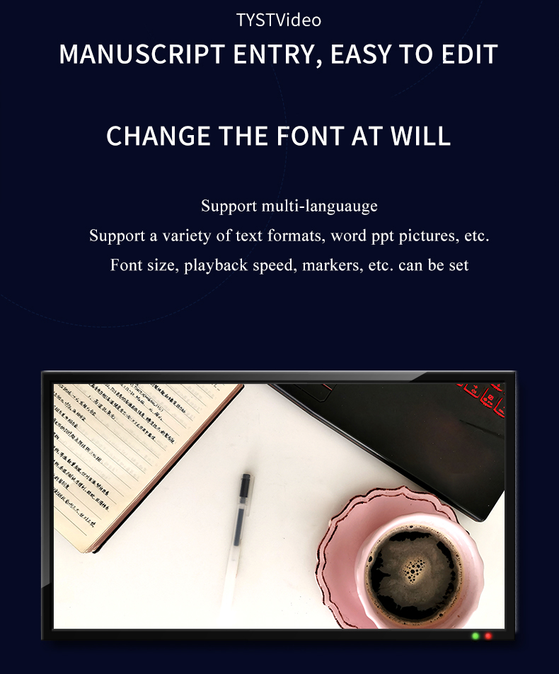 Tablet Teleprompter Perfect for TIK Tok Studio and Live Broadcasts