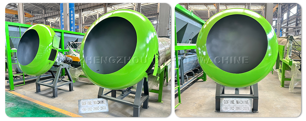 Pan Type Fertilizer Pellet Machine