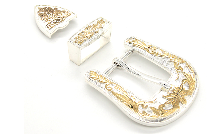 Wenzhou KML New Design Popular Classic Vintage Shiny Zinc Alloy 2 Color Pin Belt Buckle