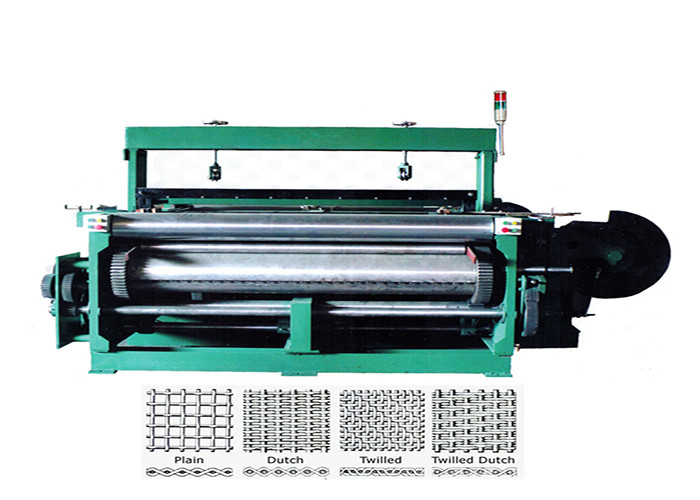 Light Type Crimped Wire Mesh Weaving Machine Customized Width 380V/50HZ/2.2KW