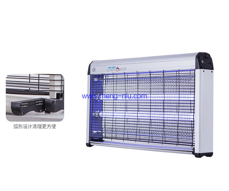 High Voltage Sturdy ABS side board indoor home Insect Killer Fluorescent Lamp with 40W UVA Tube Alu. Frame