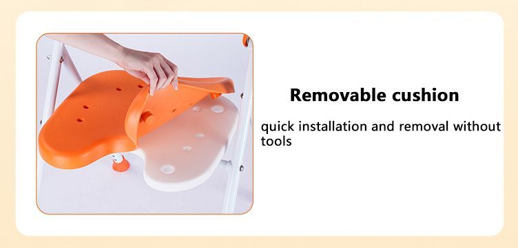 New Aluminium Alloy Lightweight Foldable Bath Chair for Indoor Shower Bathroom Safety Equipment