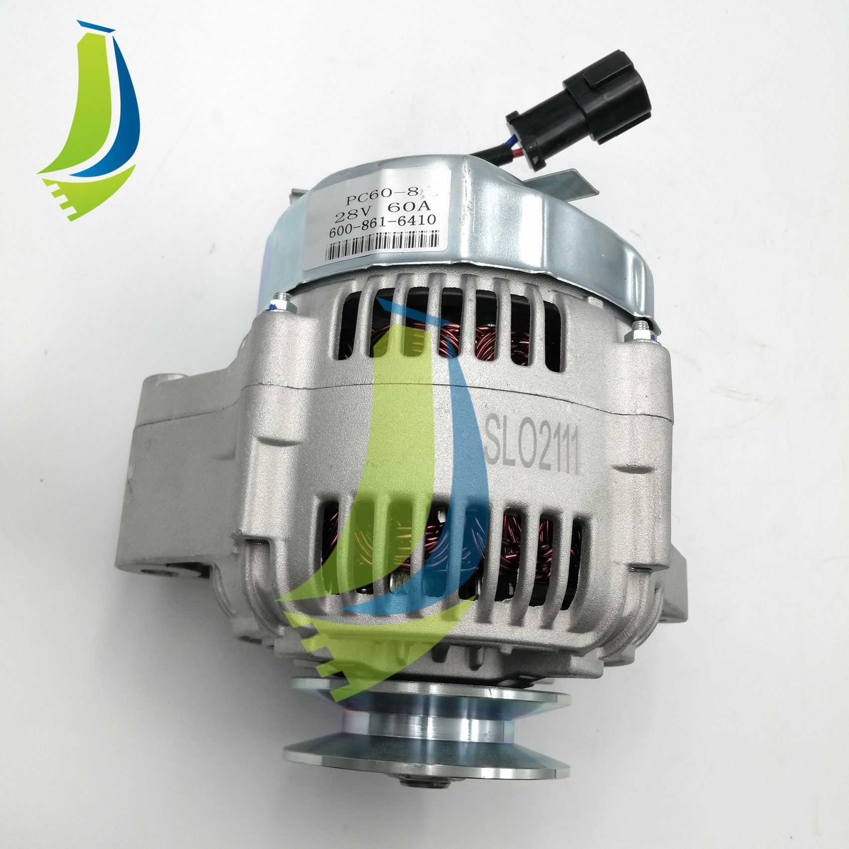 600-861-6410 Alternator 24V 60A For PC60-8 Excavator Parts