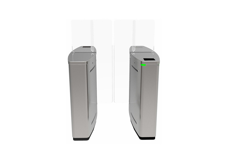 DC24V 0.2S SS304 Acrylic Retract Gate Barrier 30persons/min