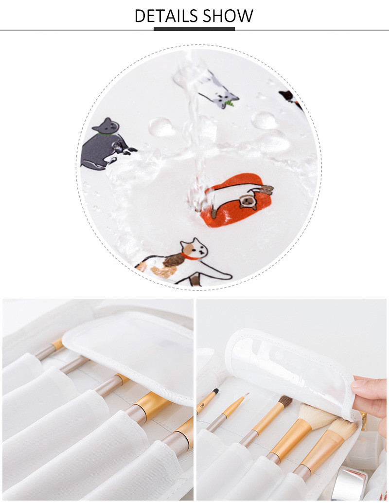 Personalized Travel Portable Wash Makeup Bag Custom Cartoon Print