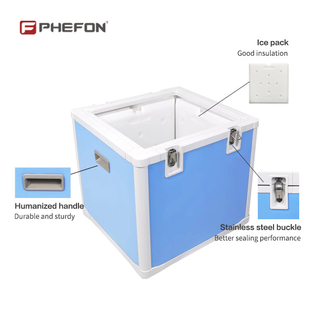 48h -72h VIP Vacuum Insulated Panel Insulation Cold Box For Cold Chain Transportation