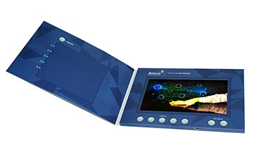 7 Inch Monitor Lcd Video Mailer , Video Brochure Card 1024 X 600 Resolution