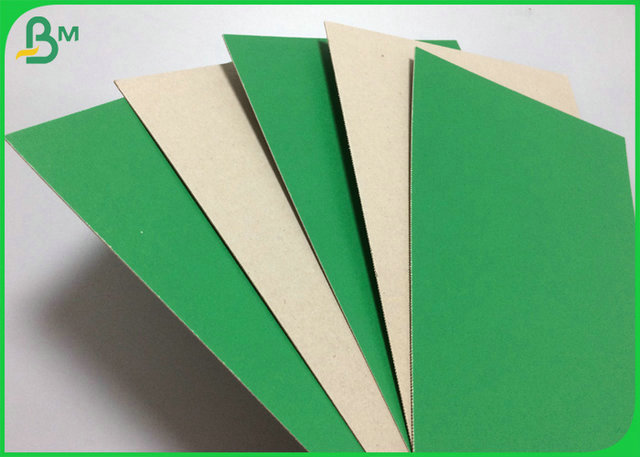 1.4mm 1.6mm Laminated Green Lacquered Carton To File Box Making 