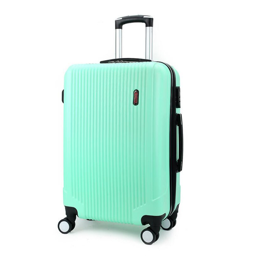 Combination Lock ODM Light Green ABS PC Luggage