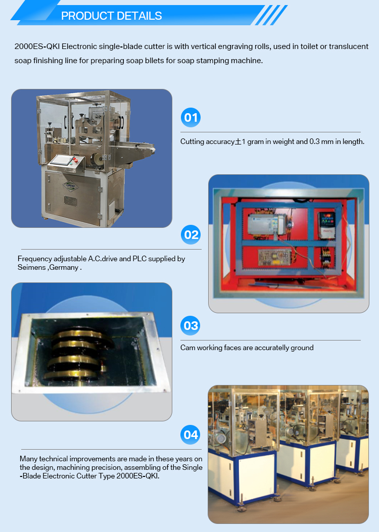Accuracy Soap Cutting Machine Enhancing Soap Production With 2.9kw Power