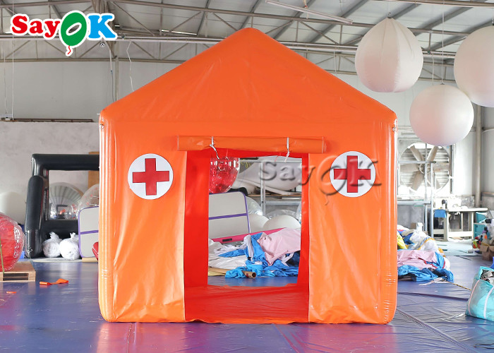 Field Hospital Tent PVC Tarpaulin Emergency Inflatable Medical Tent Waterproof