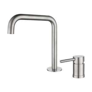 China Countertop Basin Bathroom Faucet Tap Stainless SUS304 Kitchen Faucet Hot And Cold on sale