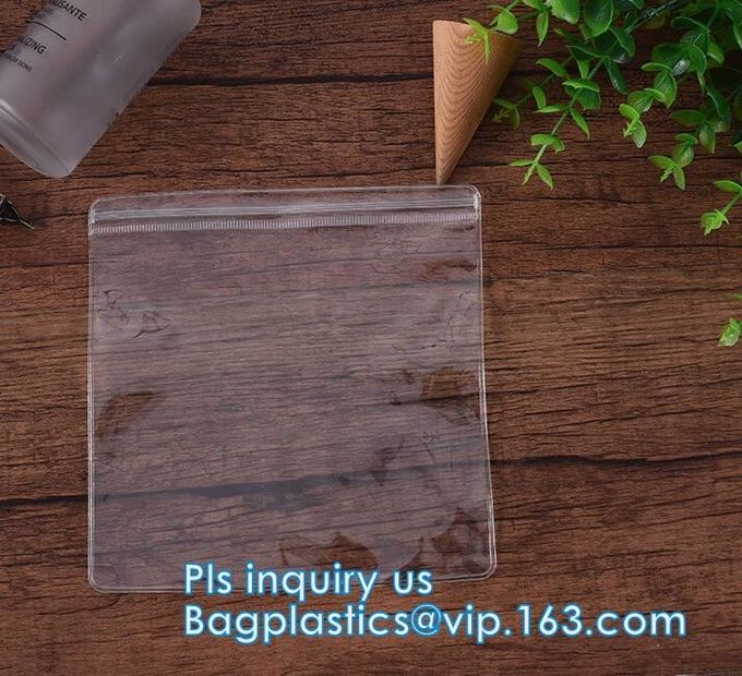 Cosmetic K Clear Bubble Bags/Hot Sale Slider Zipper Bag, Slider Hook Hanging Zipper Bag, Slider Zipper PVC Pencil 10