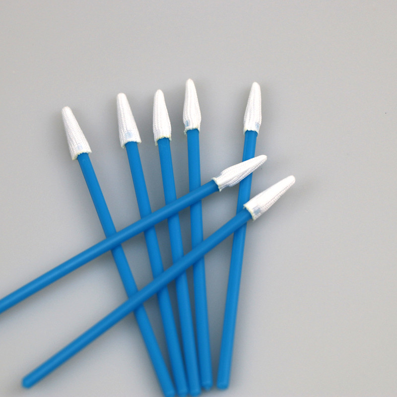Mini Pointed Sharp Head Dustless Disposable Cleanroom Polyester Swab