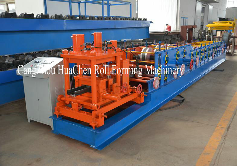 Touching Screen CEE Purlin Roll Forming Machine With 80mm Material
