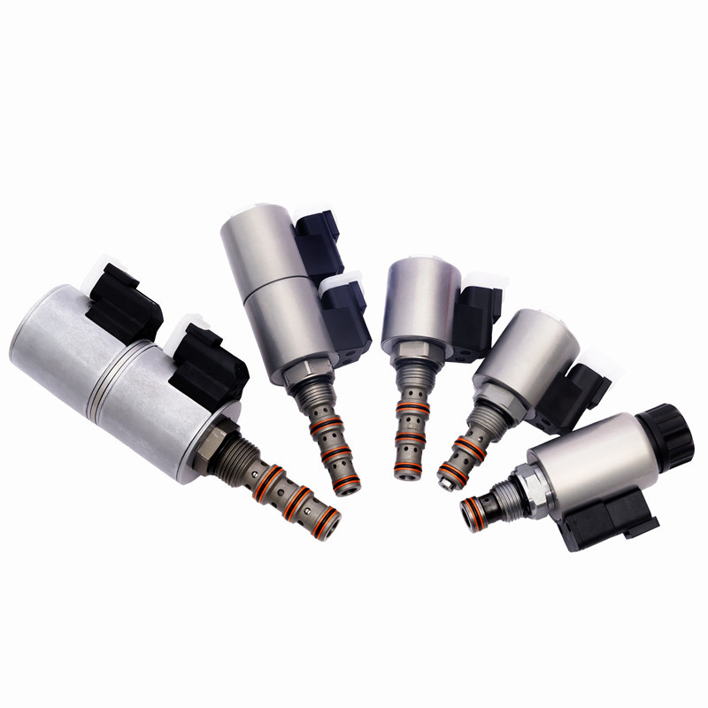 Hydraulic Cartridge Solenoid Valve 3 Way 2 Position Threaded