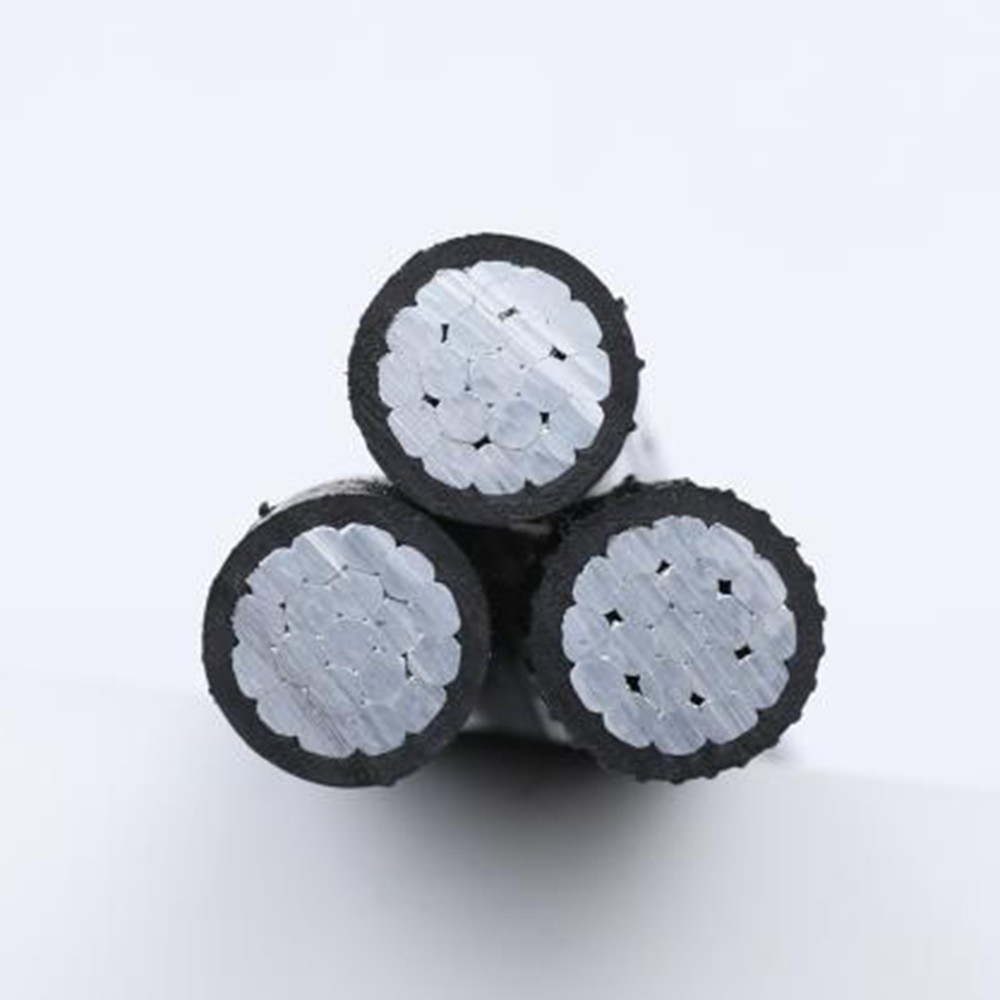 Waterproof Durable ABC Power Cable , Fire Retardant Triplex Overhead Wire
