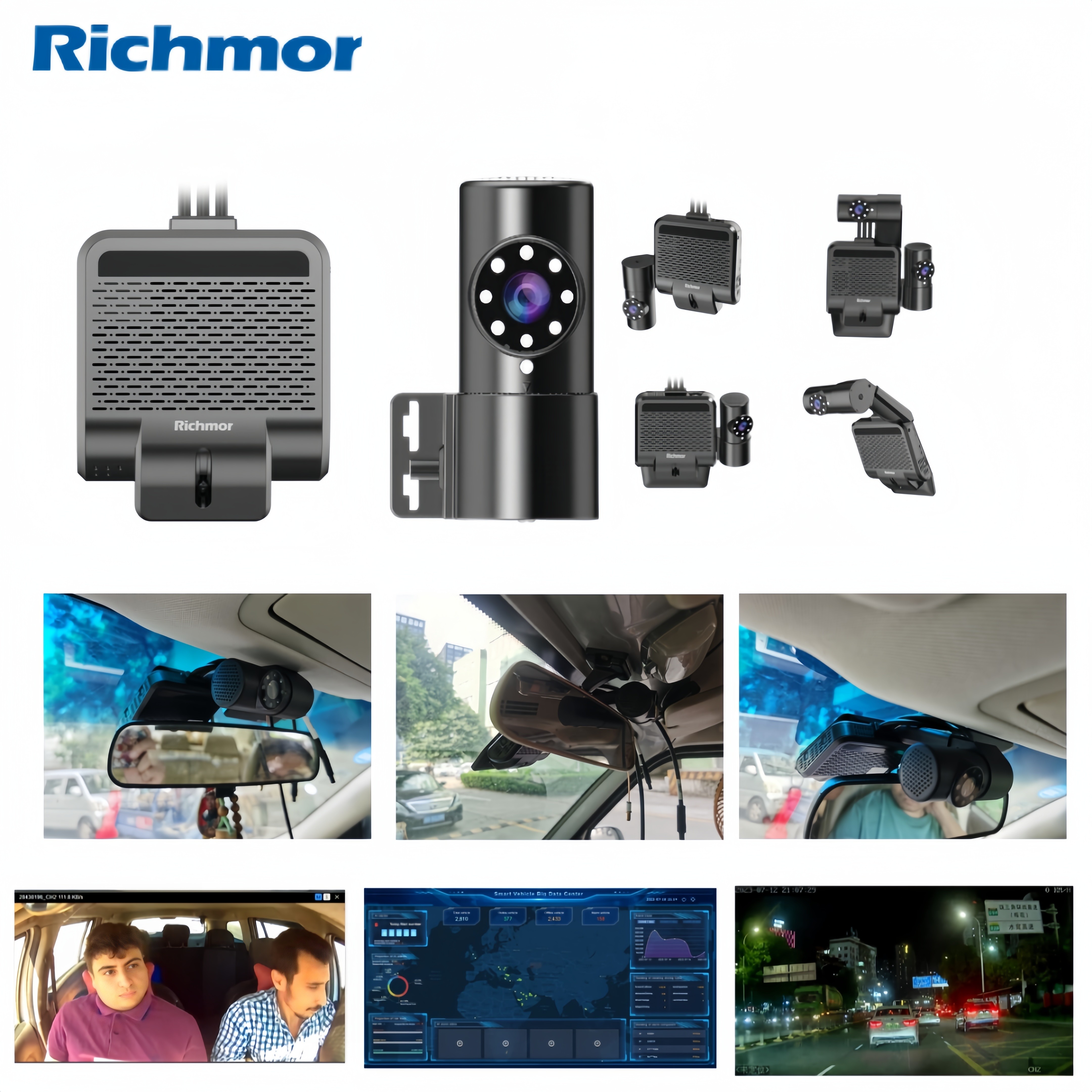 HD Video Recorder Camera Car Reversing System With Fleet Management Platform
