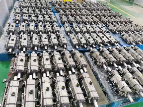 180 Degree Pneumatic Three Way Actuator 3 position For Valves