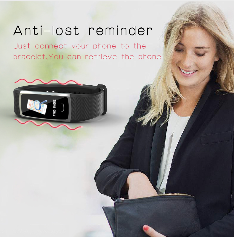 90mah Battery Capacity Smart Sport Watch Real Time Blood Pressure Monitoring