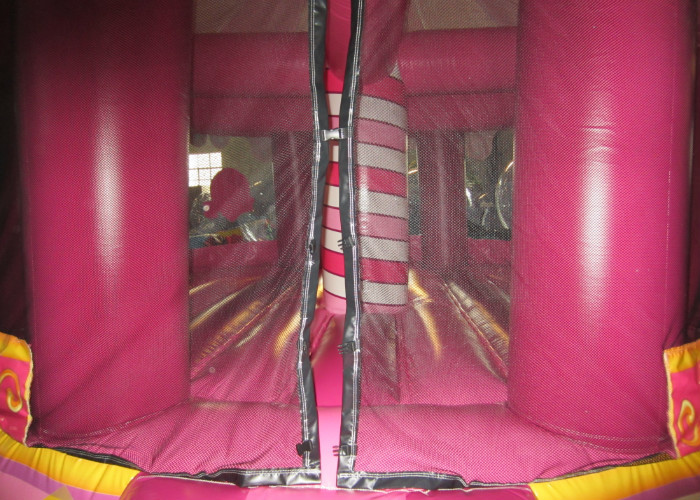 Round inflatable jumping house Merry-go-round inflatable bouncer inflatable princess bouncy castle