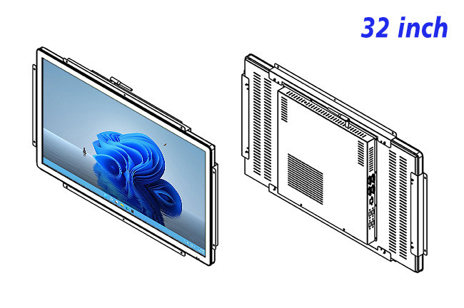 32-Inch Windows Interactive Board for Factory Visualization, Event Displays, Smart City Dashboards, and Educational Systems