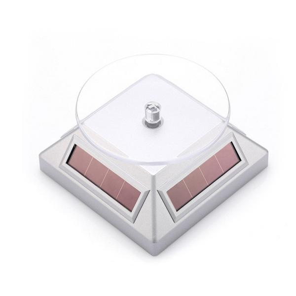 Custom Logo Rotating Solar Display Stand With Load Weight 300g Solar Showcase