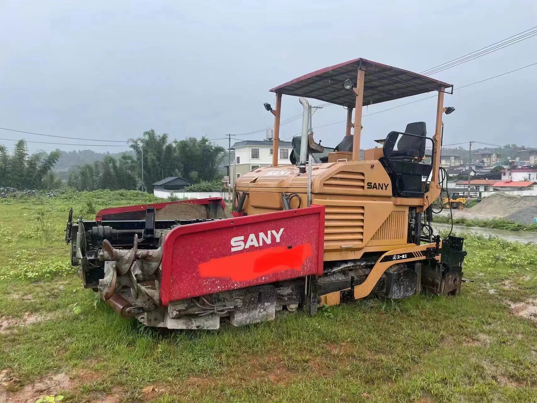 Two-axle Lowbed Semi Trailer SANY DTU95C Commonly For Transporting Heavy Or Oversized Loads
