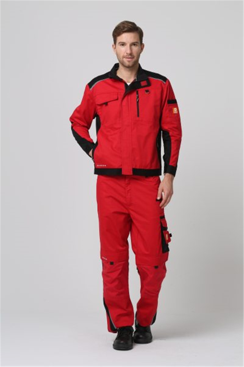 Upright Collar Mens Work Uniforms 35% Cotton Mens Outdoor Work Jackets