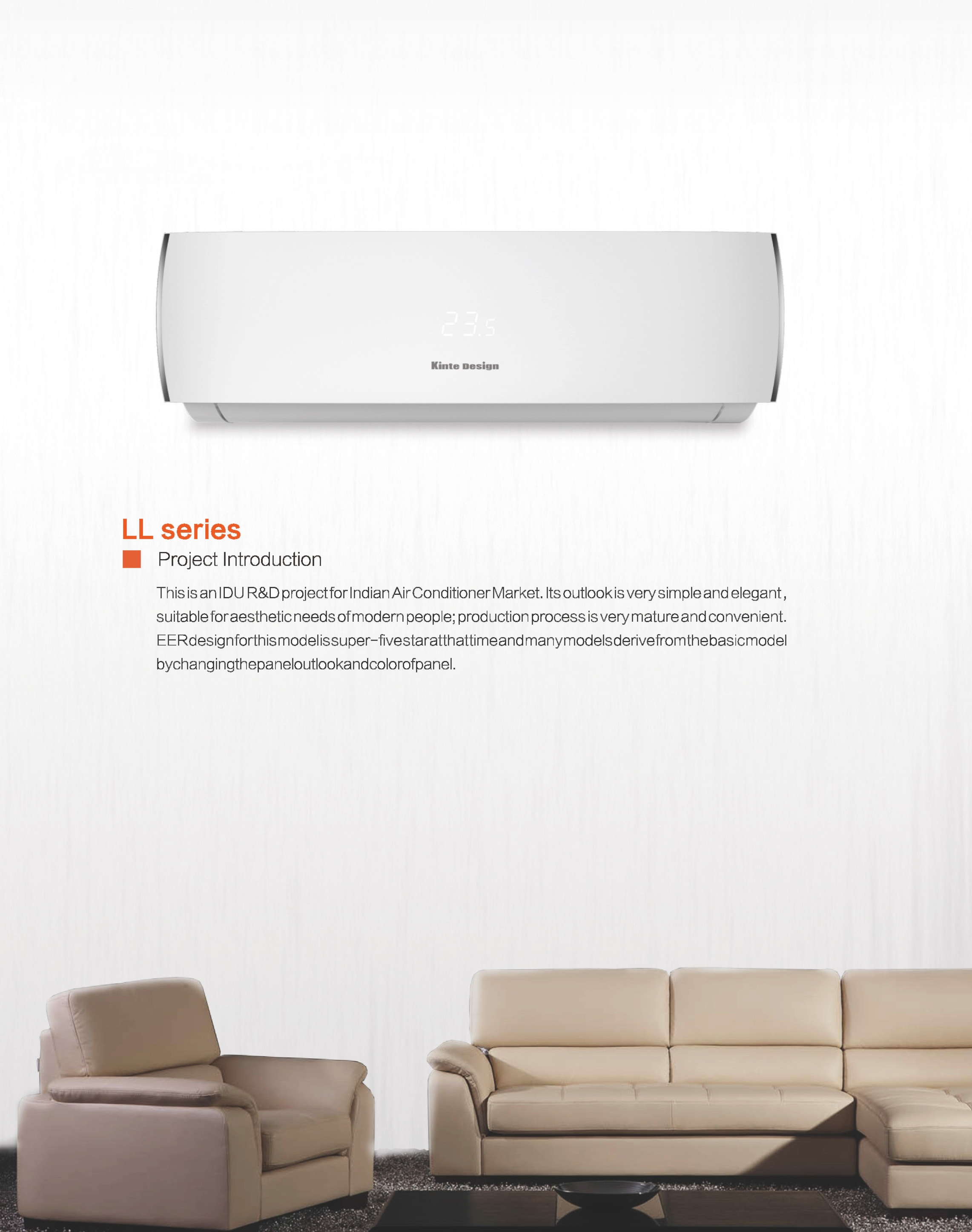 Health Function Air Conditioner fixed panel Type