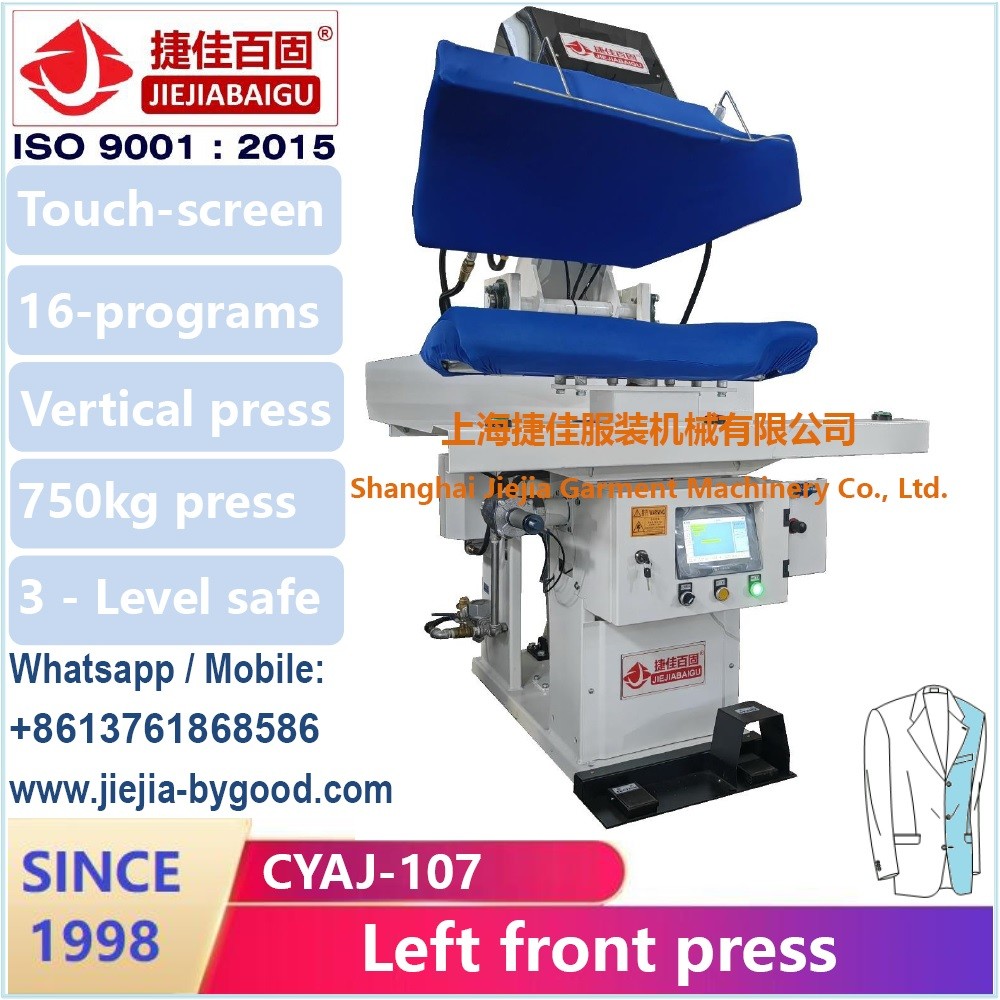 Touch Screen PLC Control pocket flap double head vertical press machine