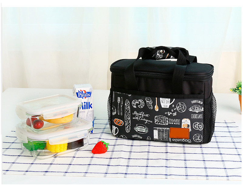 Waterproof Picnic Mesh Insulated Lunch Cooler Bags