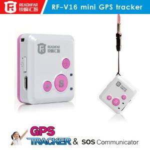 China RF-V16 Mini GPS Tracking Chip Sim Card Gsm Gps Gprs Tracker Mini Personal Gps Tracker on sale