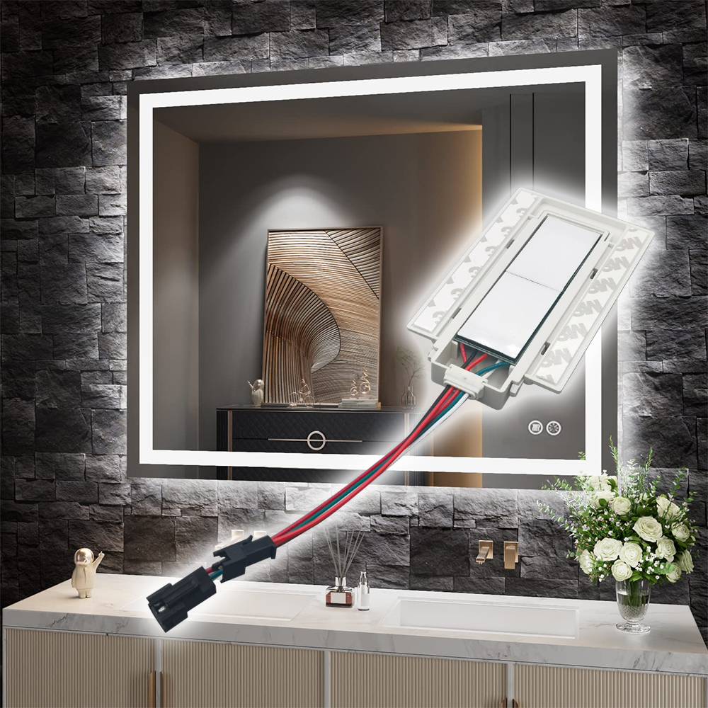 SL 12v 12W 24W 36W LED Smart Defogger Touch Switch Sensor For Bathroom Vanities Mirror IP24 Customized