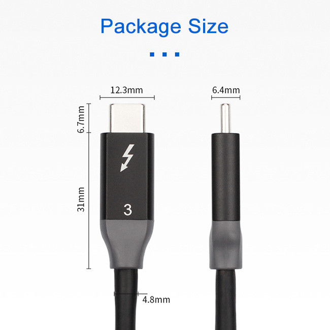 Frosted Shell USB PD Cable 1.22m USB4 40Gbps 20V 5A PD100W