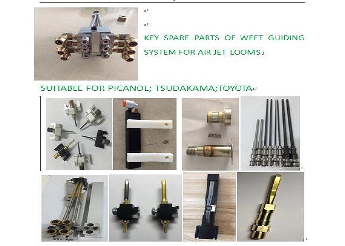 Main Nozzle Sub Nozzle Electromagnetic Valve Weaving Loom Spare Parts For Air Jet