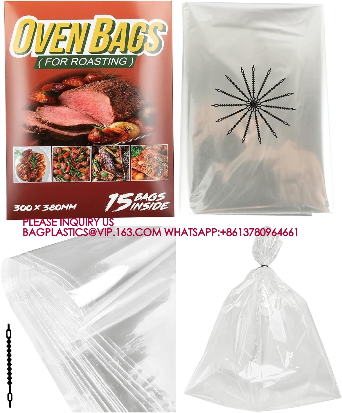 Oven Bag Resistant Kitchen Liner Tools Boil Bags For Cooking Seafood Chicken Turkey
