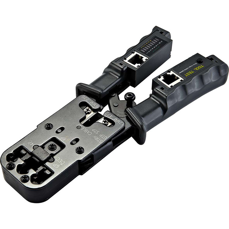 Anatel Wire Stripper Network Cable Tester For 8P6P4P Crimping Tool