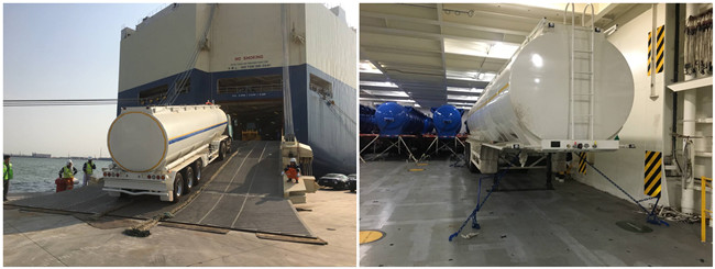 Stainless Steel Diesel Fuel Tank Trailer