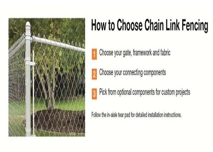 Galvanized Steel 42 In Width X 72 In Height Garden Chain Link Gate
