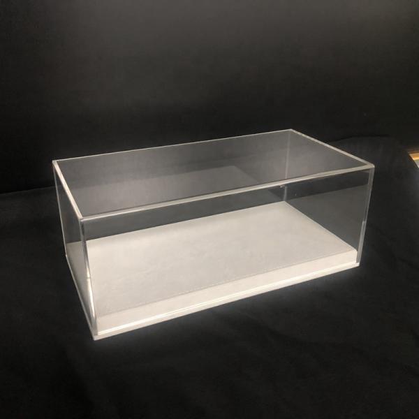 Small Lockable Clear Acrylic Display Box With Lock Screw Acrylic Shoe Case Perspex