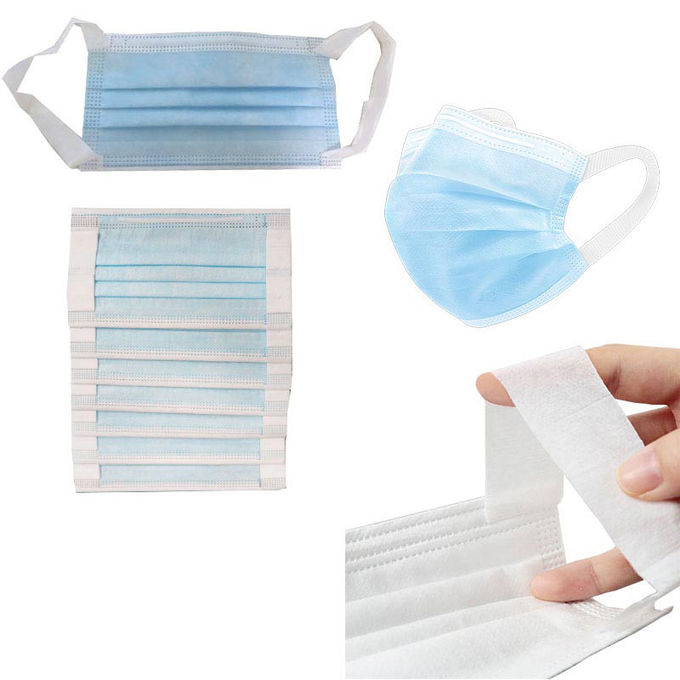 300 Tablets Elastic Earloop Three Ply Mask Machine 9000W Fully Automation