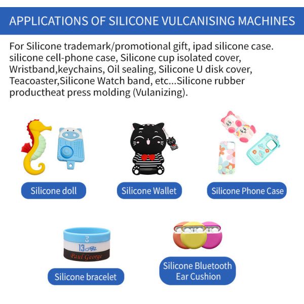 70T Vulcanizing Machine Silicone Hot Pressing Machine for Making Earphone Case