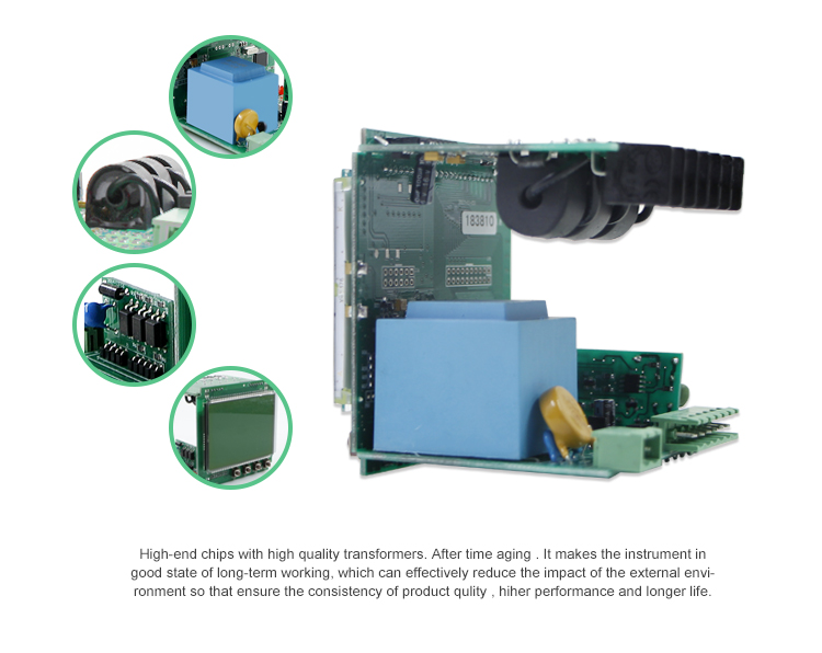 Display Simple Operation Intelligent 96*96mmThree Phase Multi-function Meter CN-3D3Y