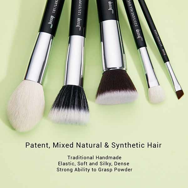 Jessup Full Professional Makeup Kit With Brushes Size 14.2cm 17.5cm