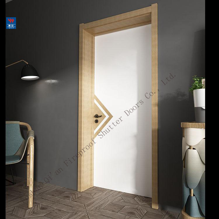 Fixed Front Entry Solid Wood Pivot Door For Commercial Building