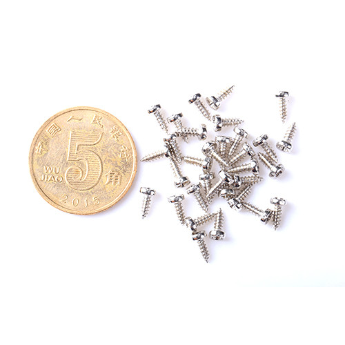 High Precision Fastener Cylindrical Head Cross Recessed Sharp Tailed Mini Screw for Wearable Devices Customized Size