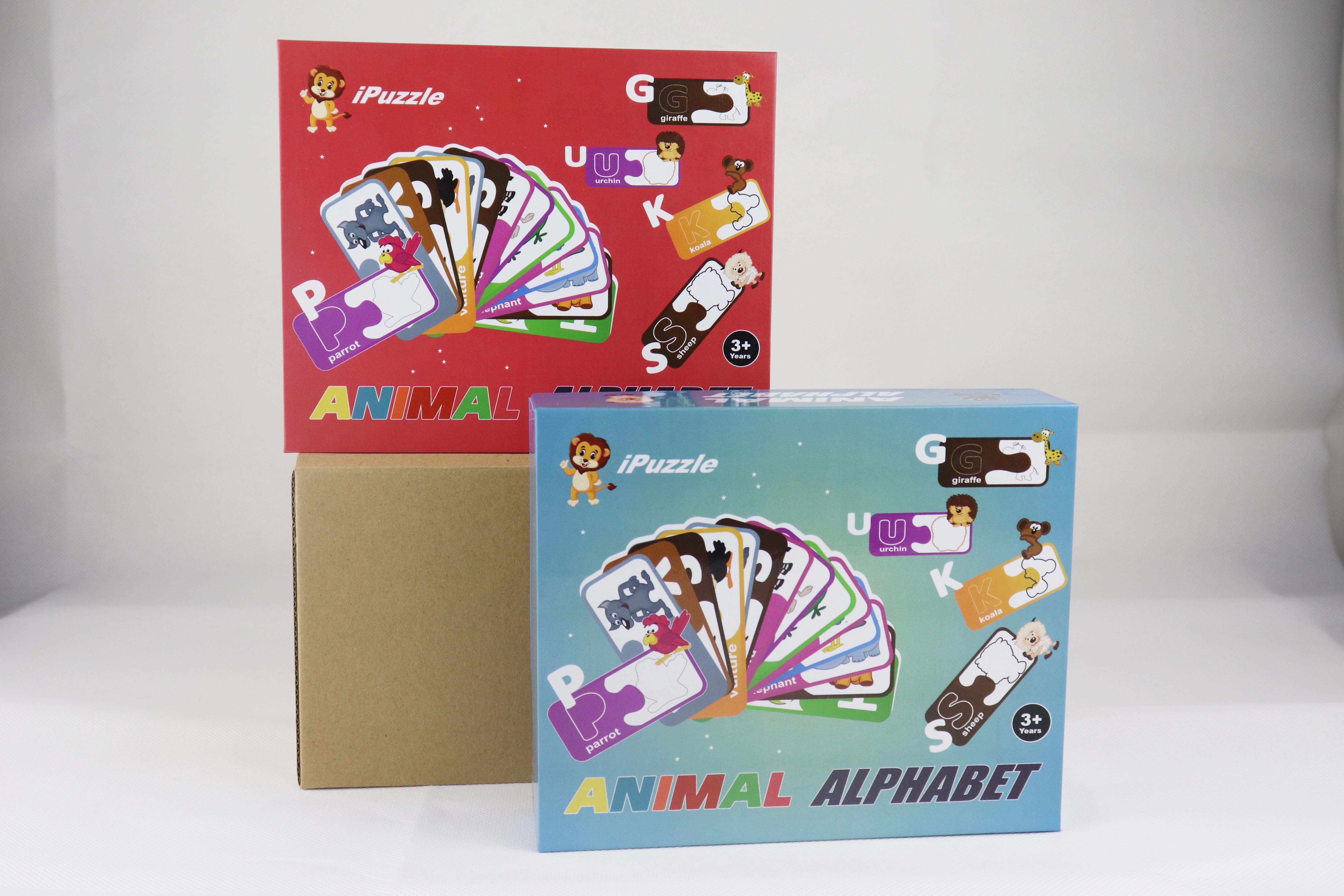 ROHS Paper Jigsaw Puzzle Animal Alphabet Abc Matching Cards