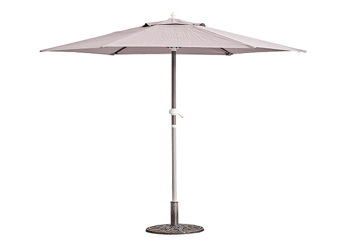2.25m Outdoor Sun Parasol Garden Umbrella Rust Protection