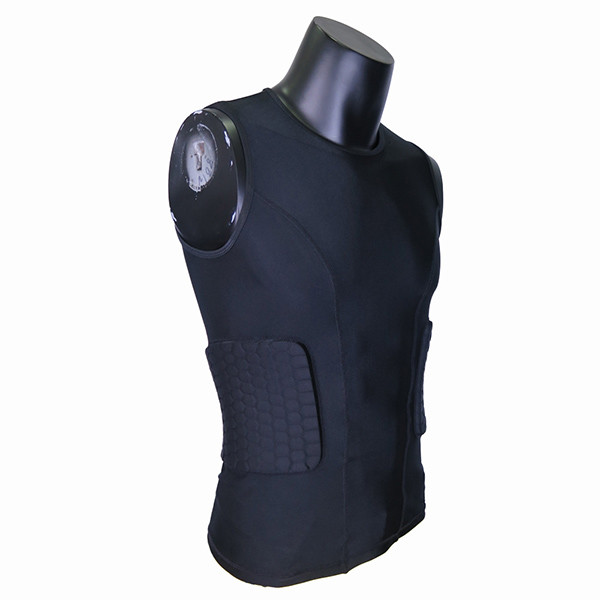 Sleeveless Compression Sports Clothing Cool Padded Compression Vest Unisex
